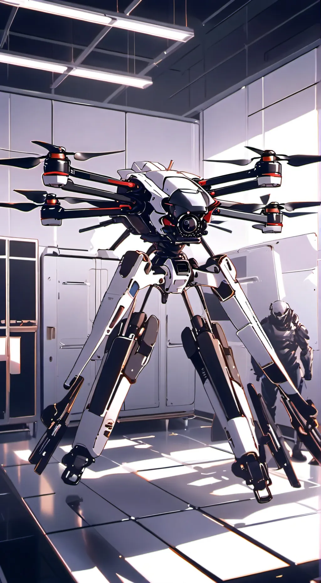 ai character: murder drone  background