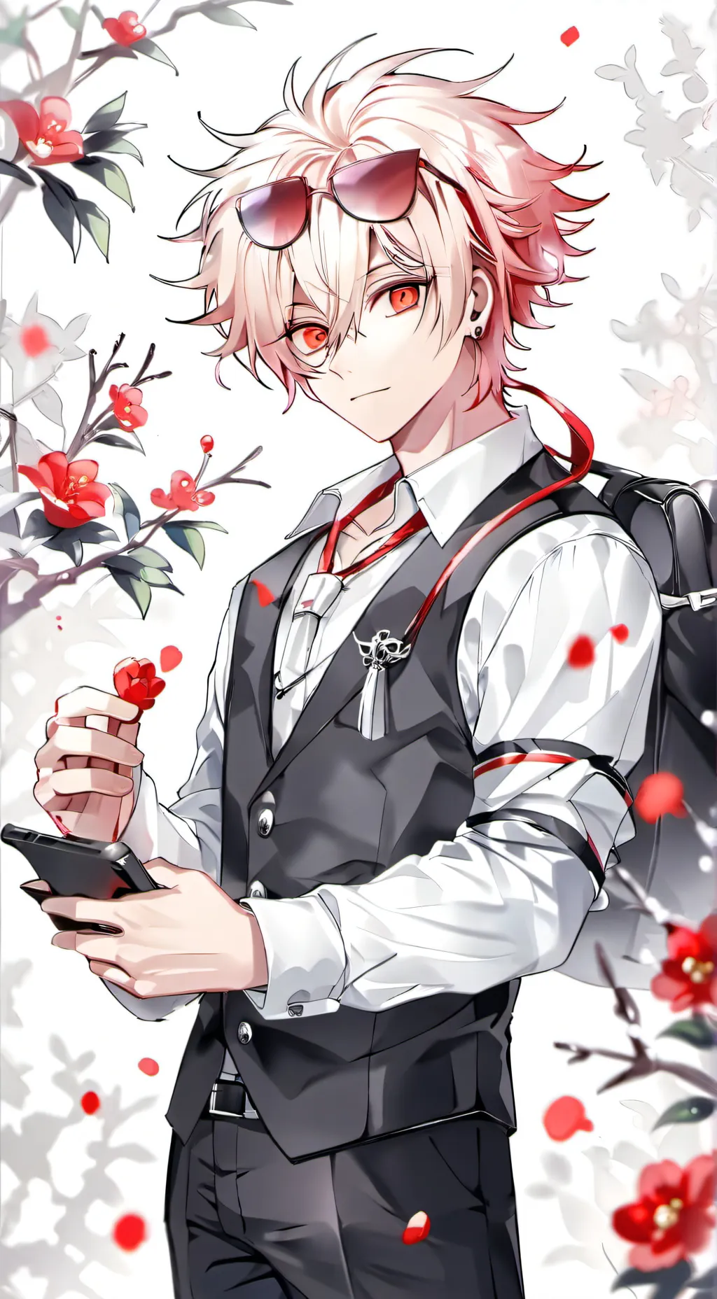 ai character: bakugo  background