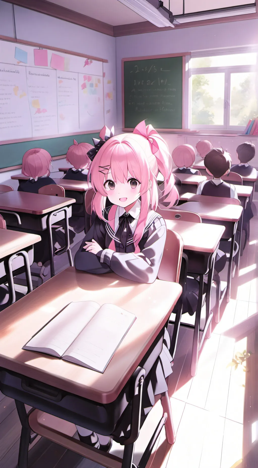 ai character: Sakura Yume background