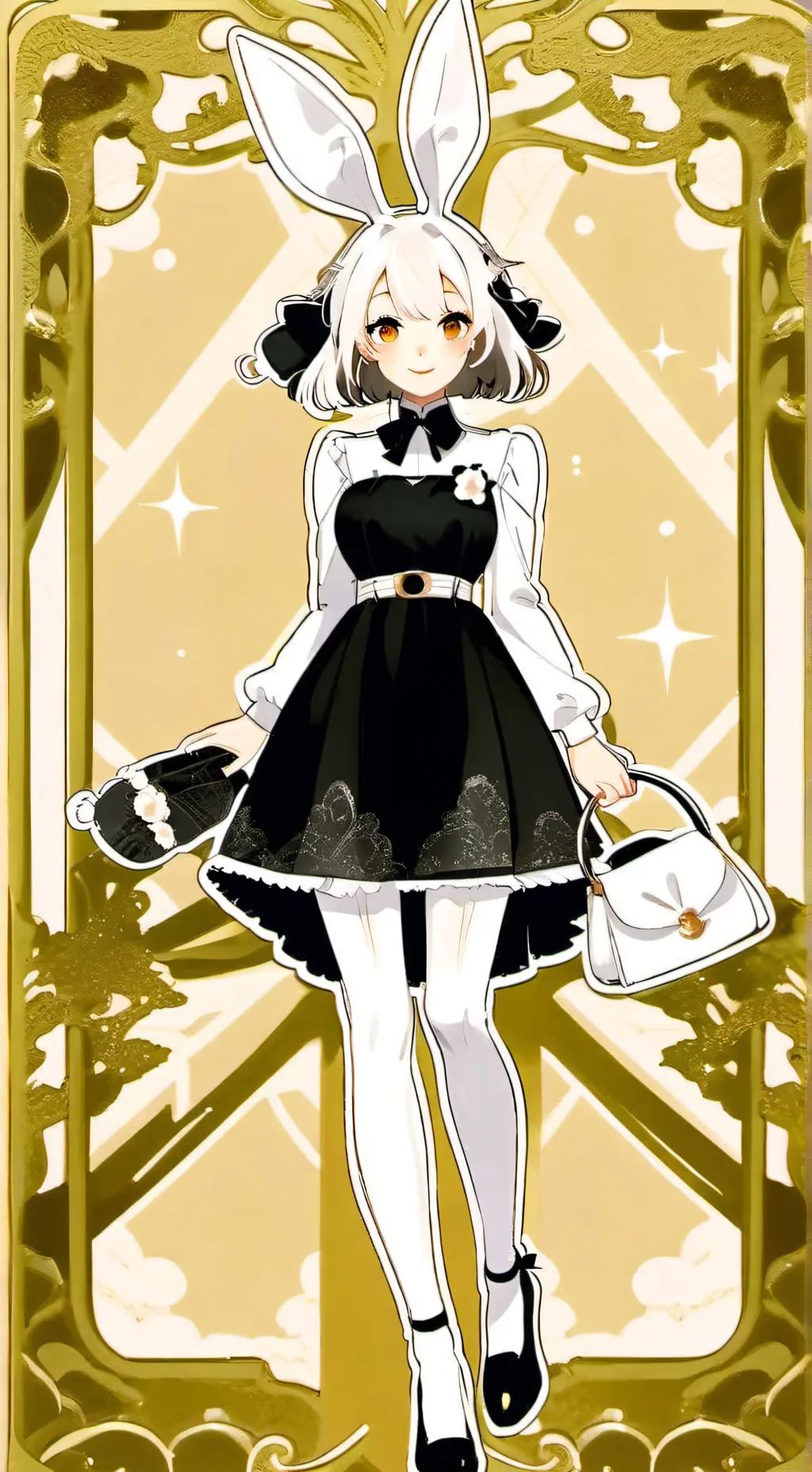 ai character: bunny girl in MHA background
