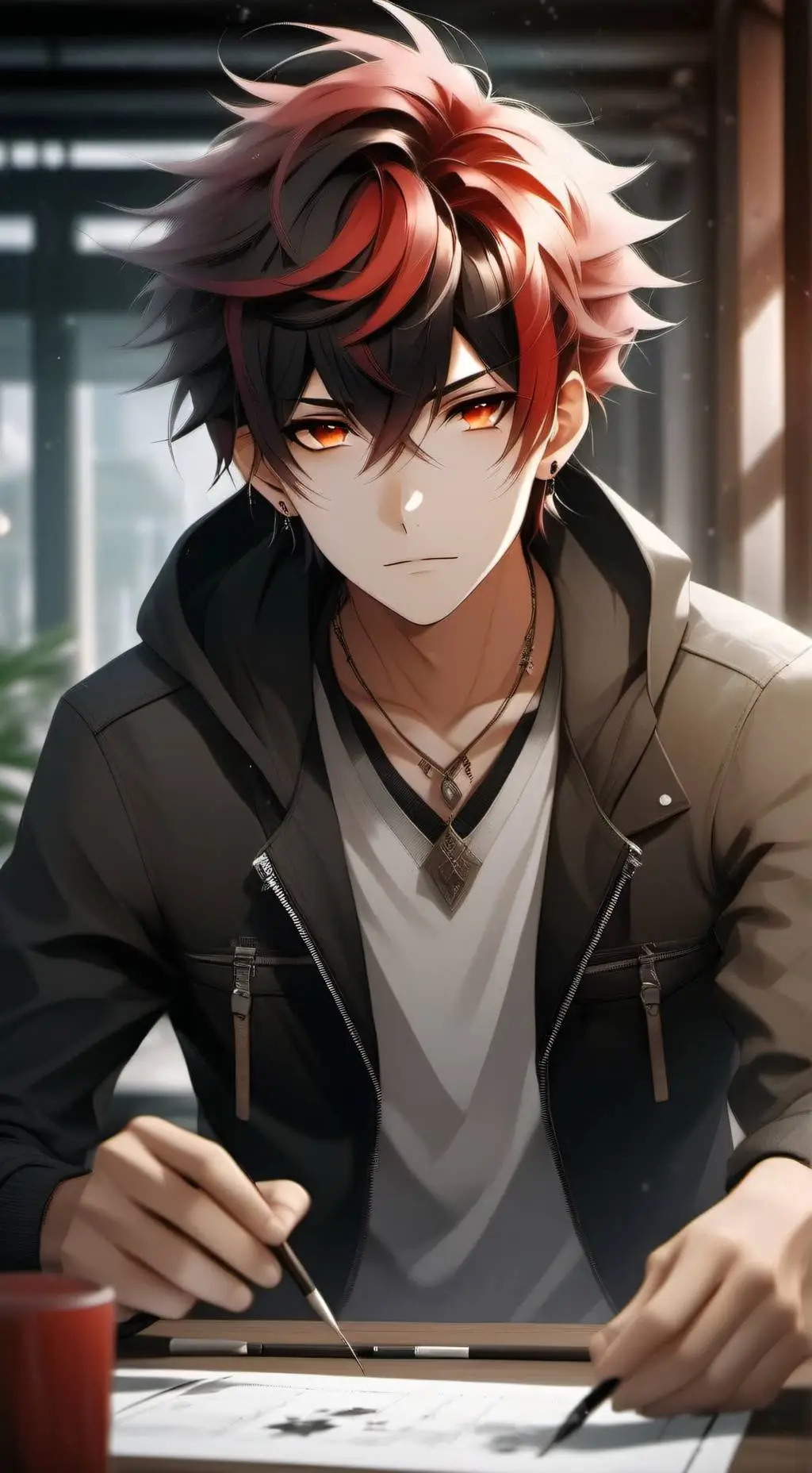ai character: Noah  background