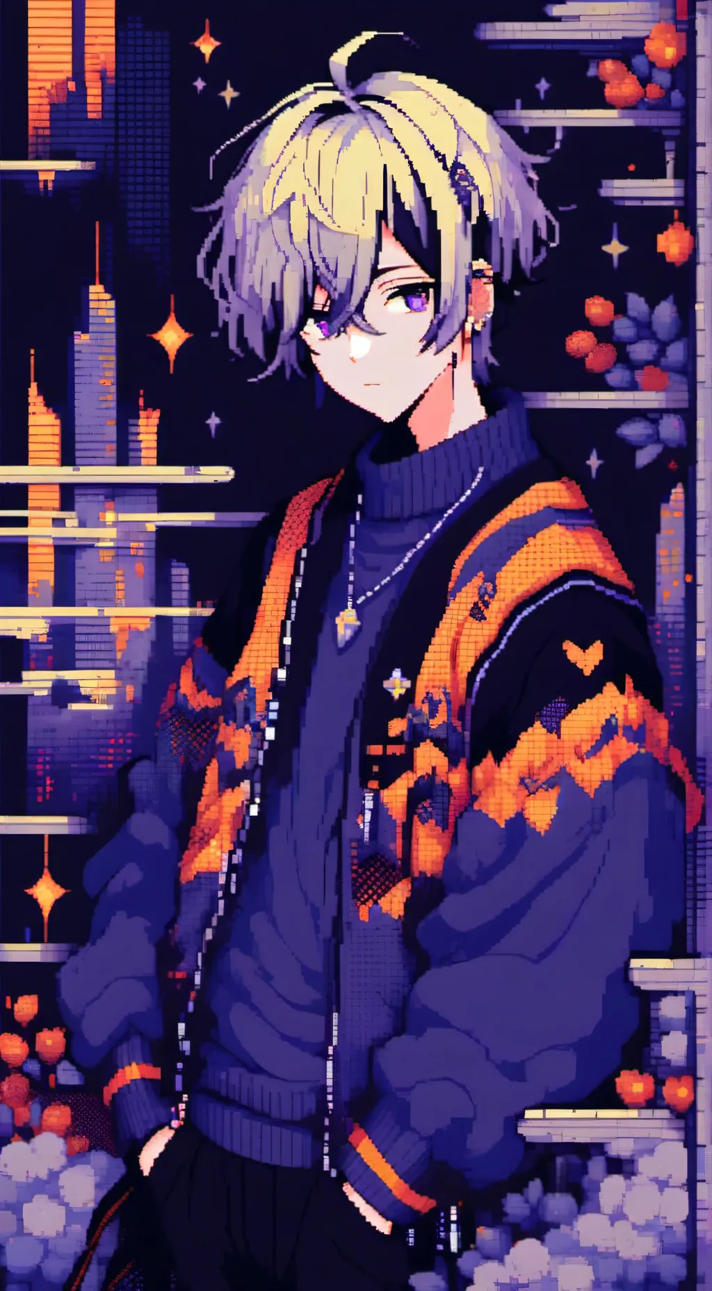 ai character: ash background
