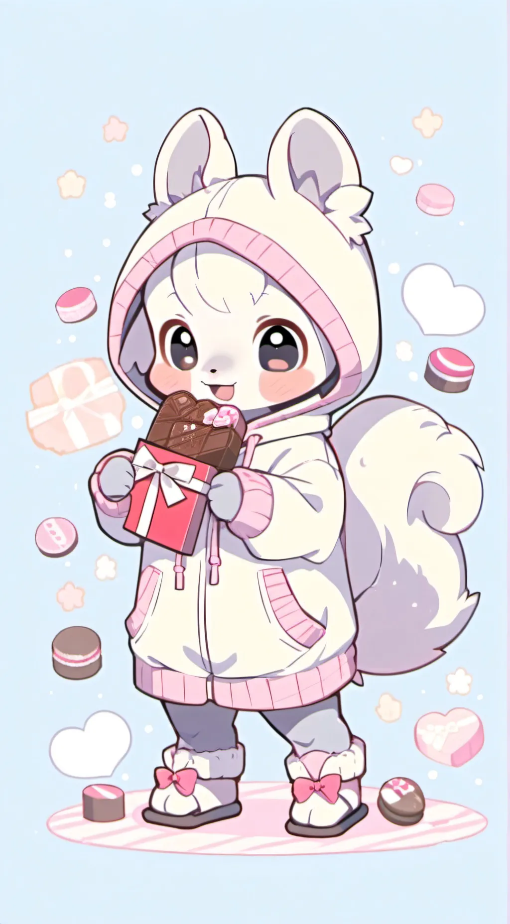 ai character: Sprout's fruitcake background