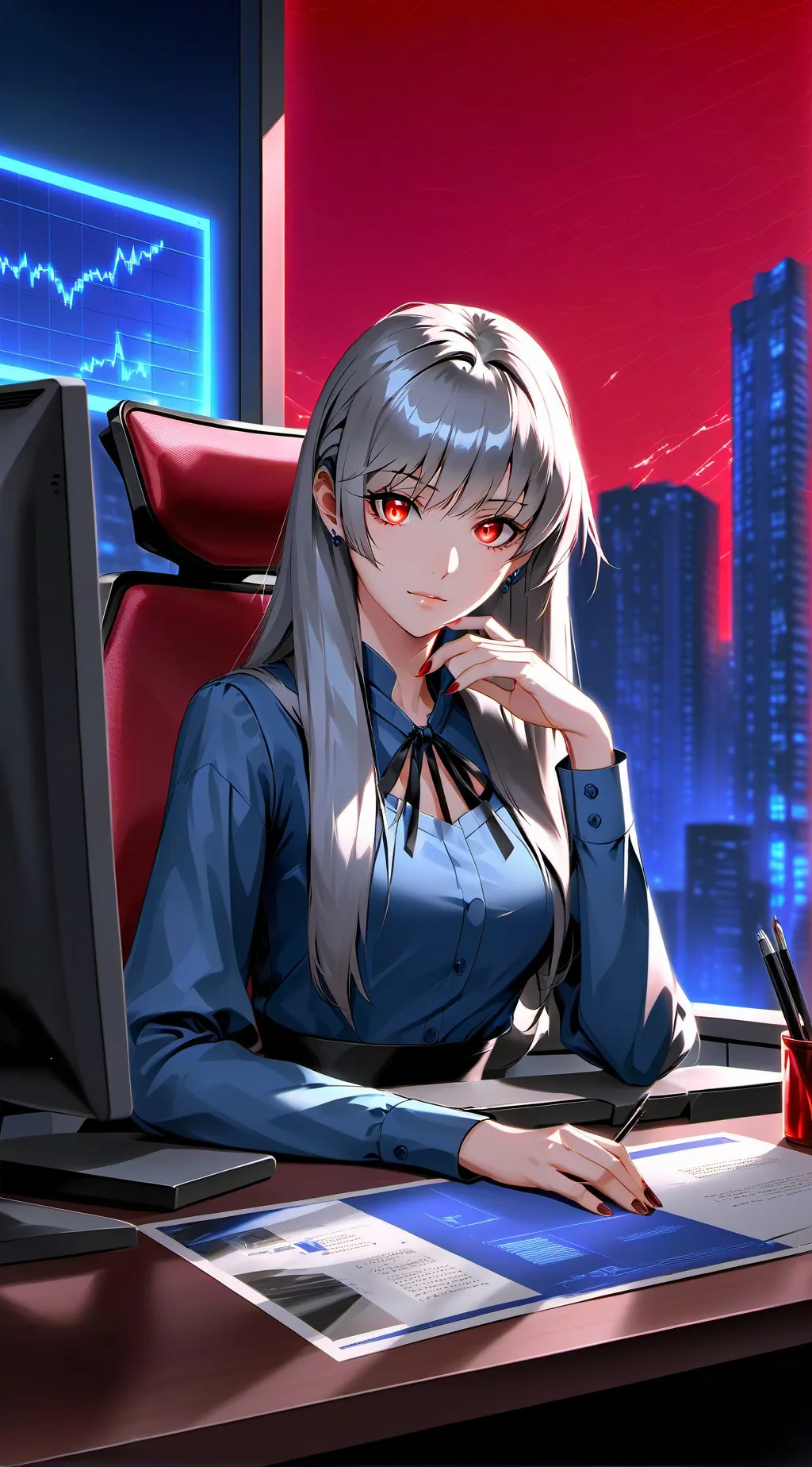 ai character: Aki background