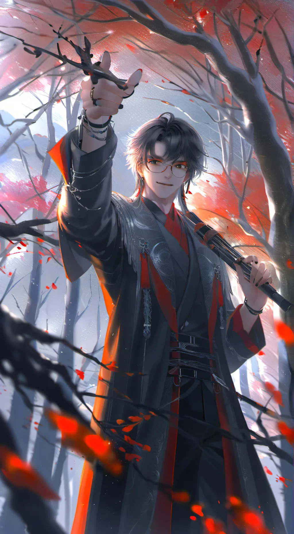 ai character: Arnaud  background