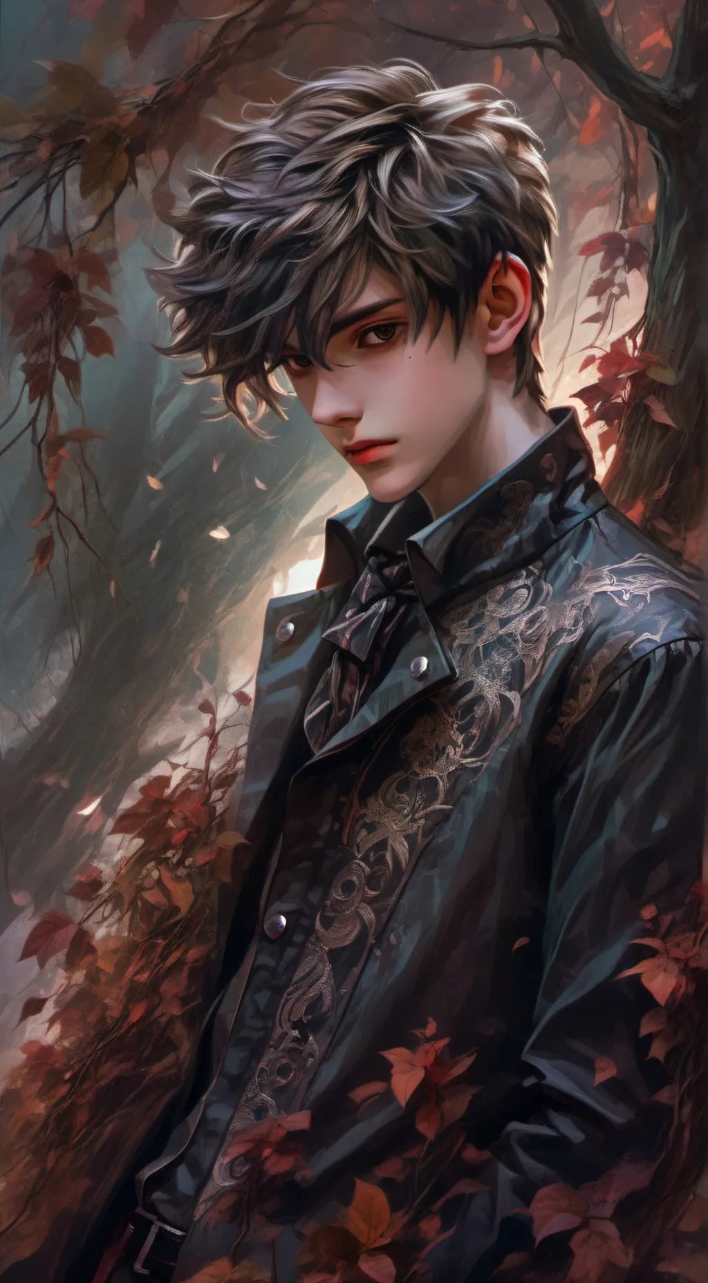 ai character: Lewis  background