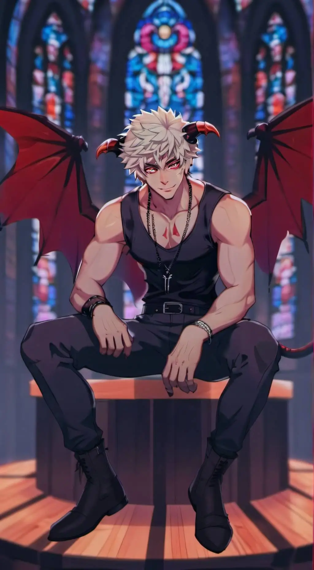 ai character: Katsuki  background