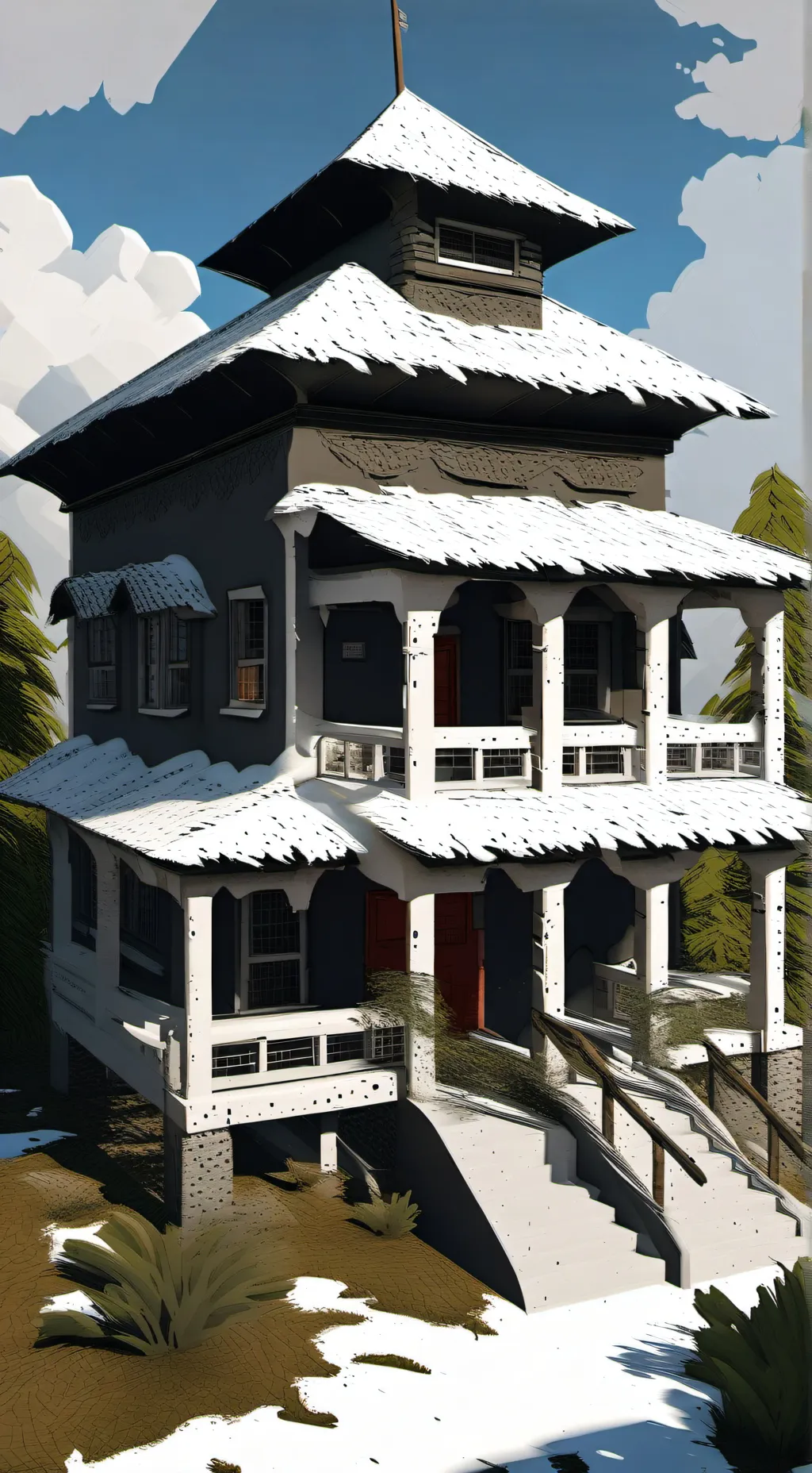 ai character: FFNAA (Day Time)  background