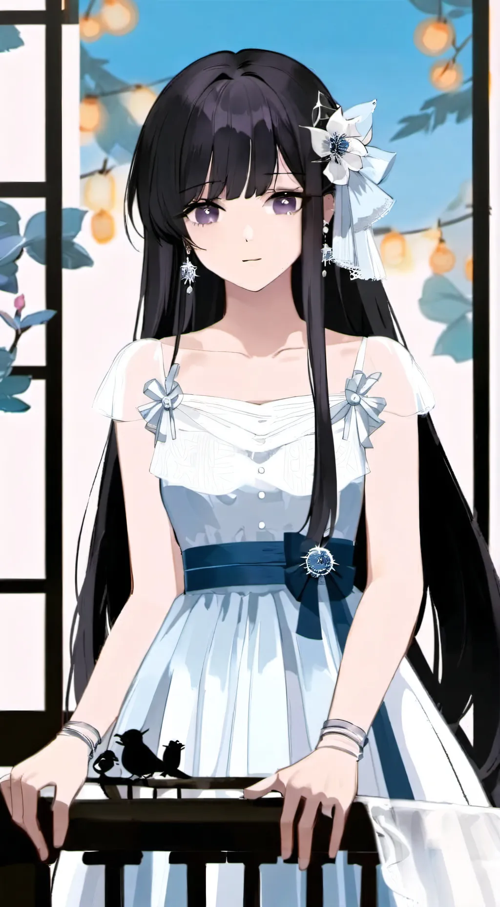 ai character: komi shouko background