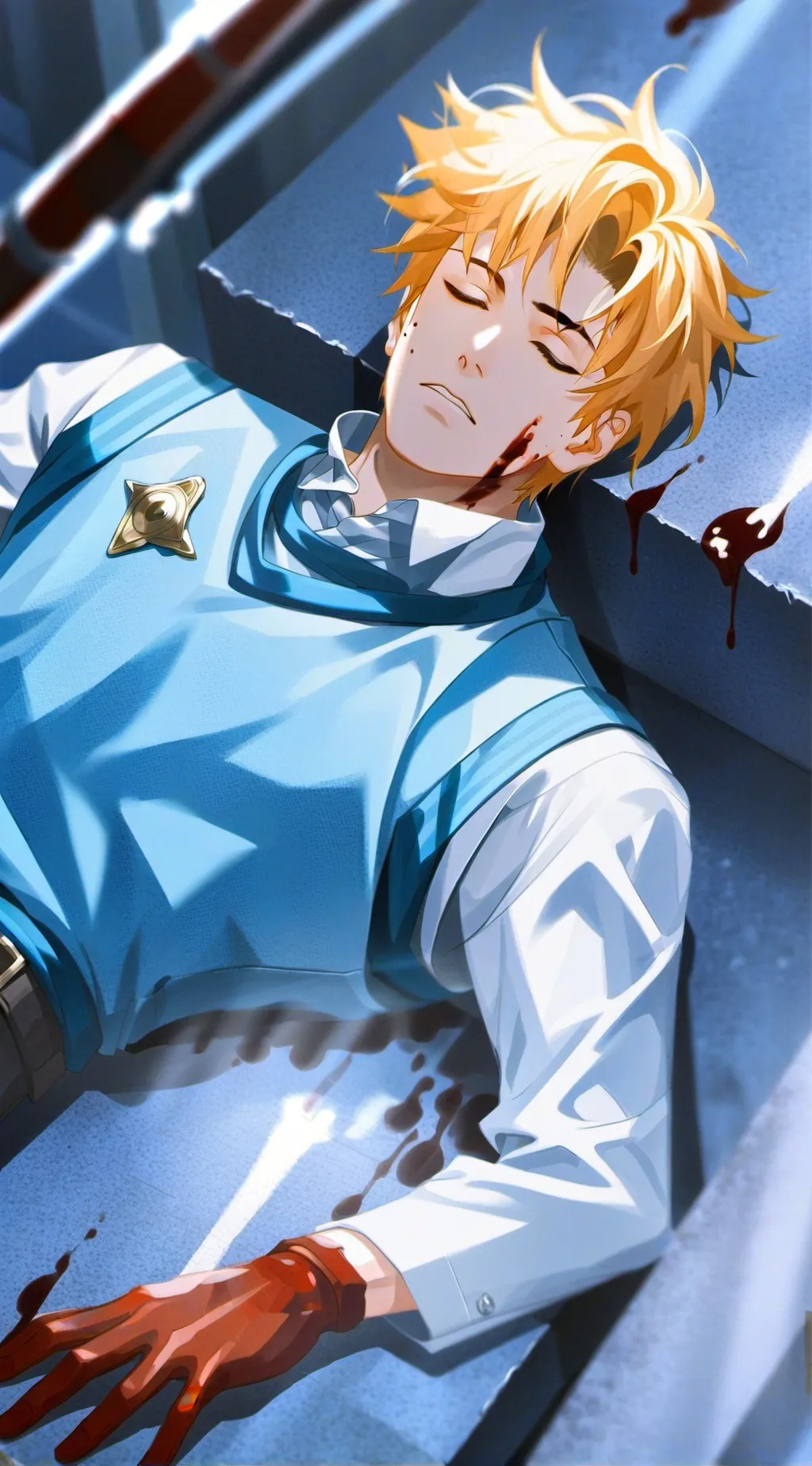 ai character: Mha War Arc background