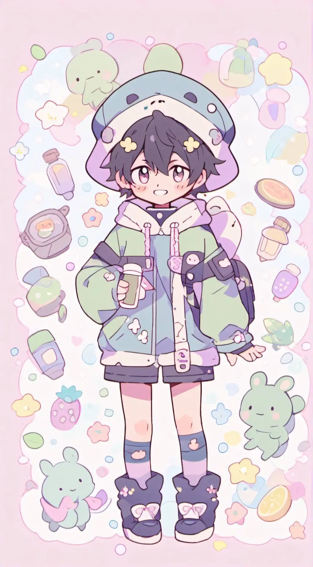 ai character: MHA~(turn to kids) background