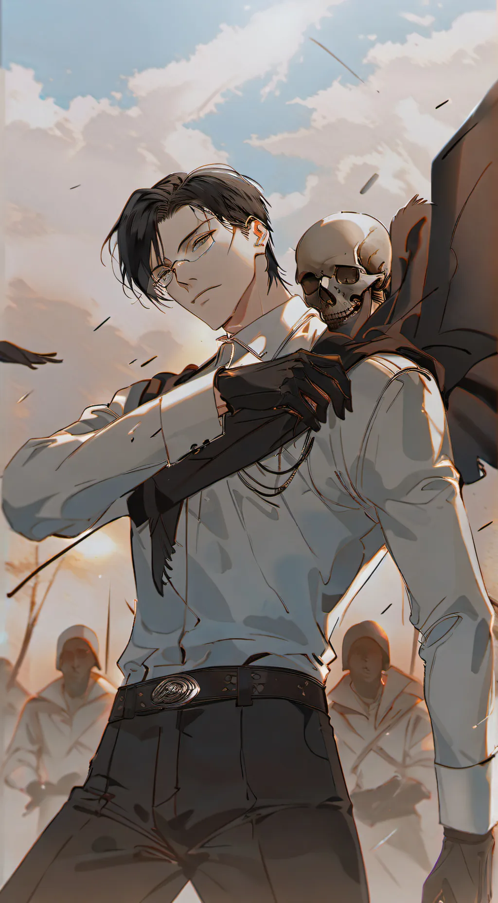 ai character: levi Ackerman background