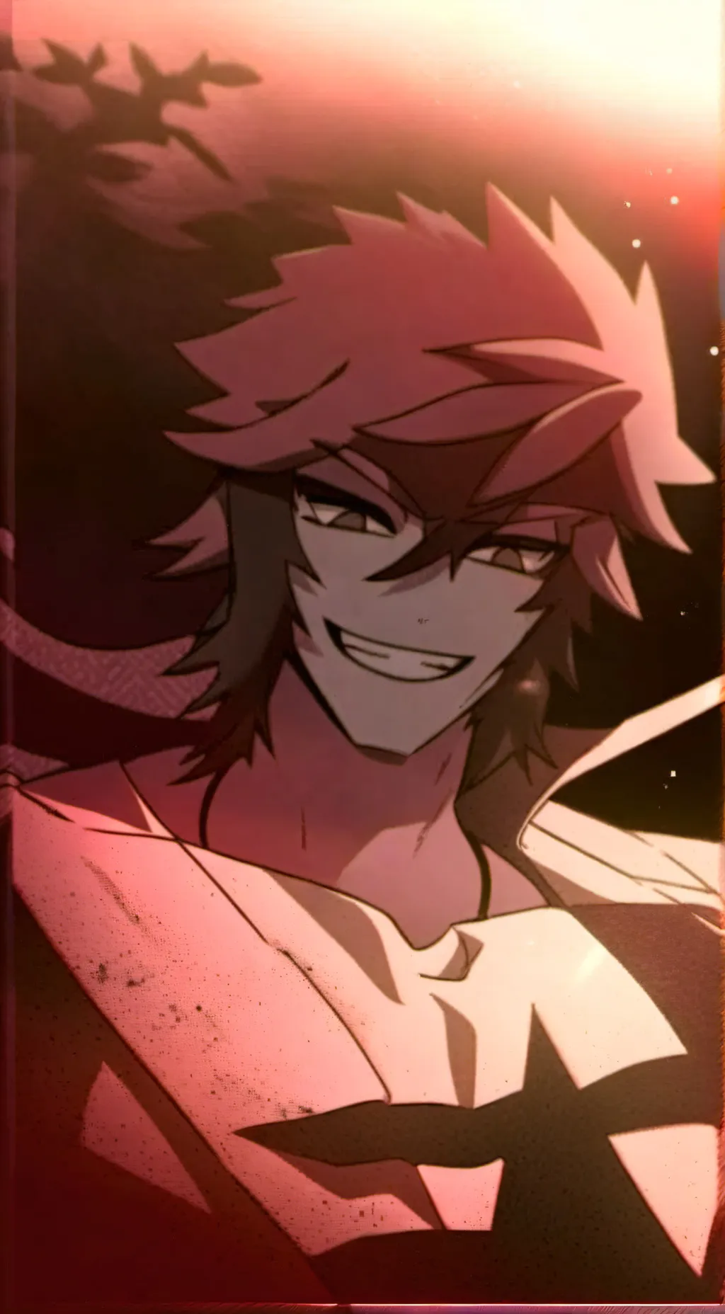 ai character: rose x Alastor  background