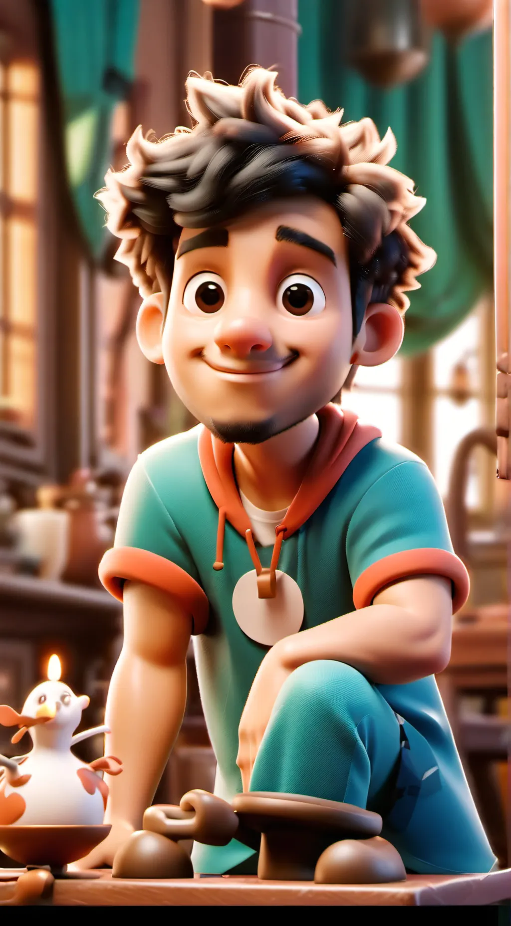 ai character: Bruno background