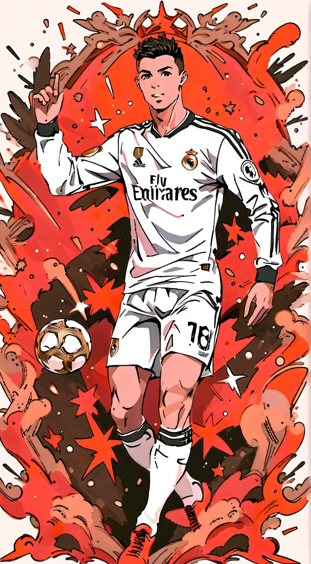 ai character: Cristiano Ronaldo background