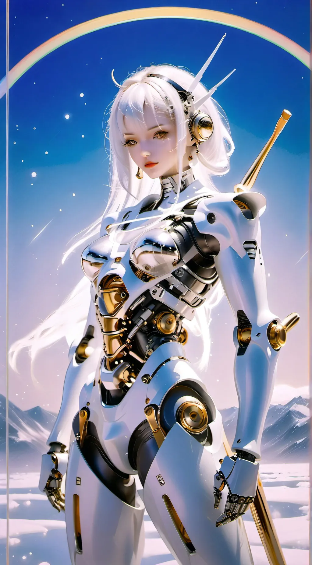 ai character: laje background