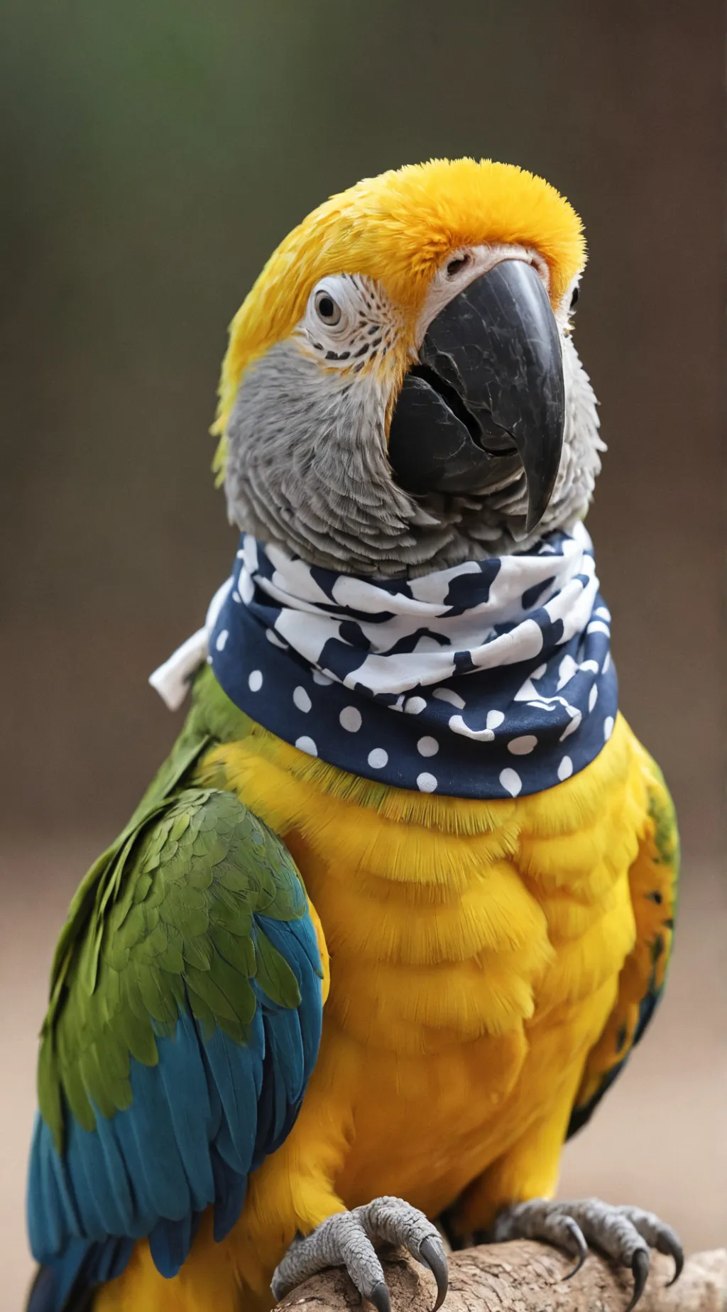 ai character: Andy The Parrot background