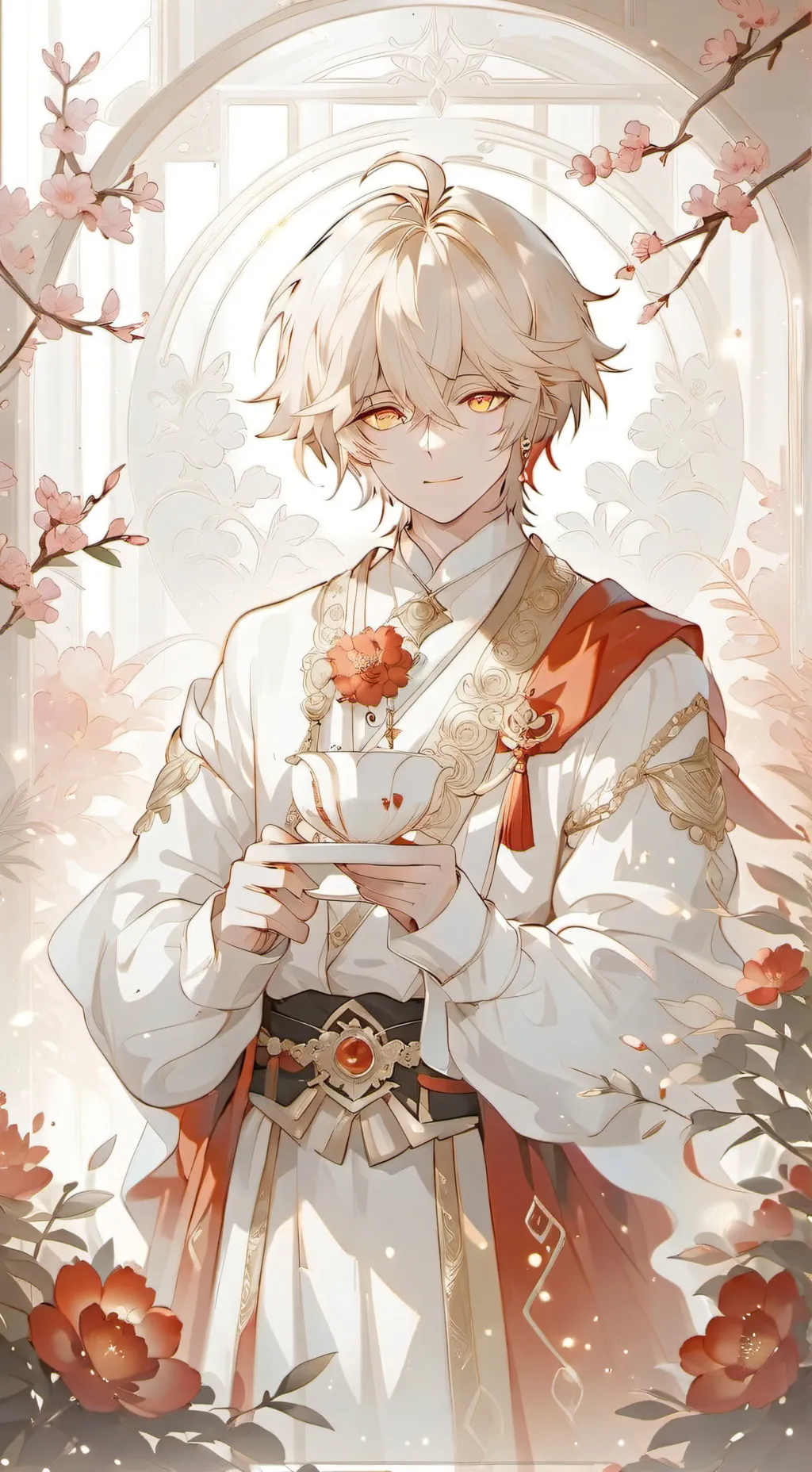 ai character: 💛даня💛 background