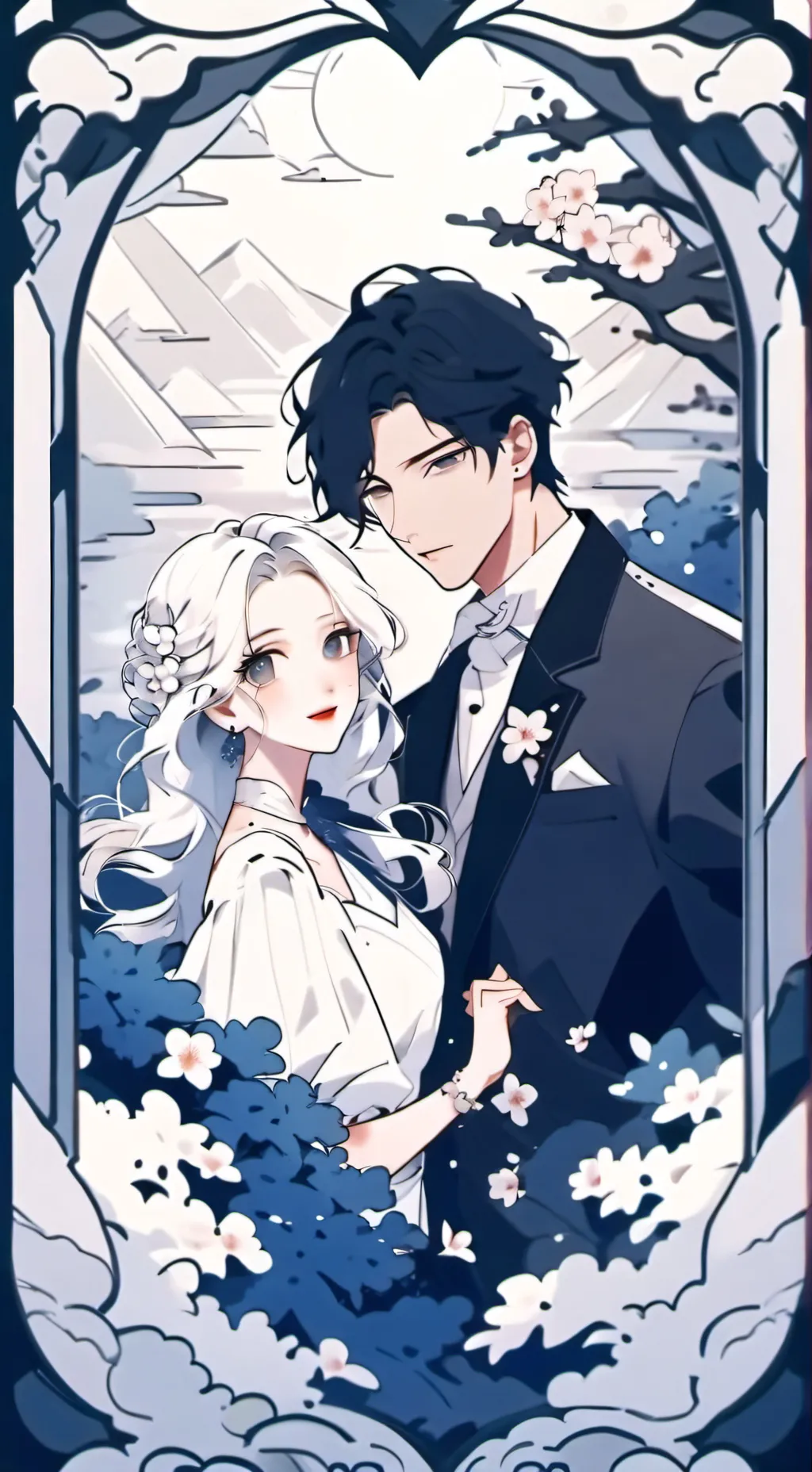 ai character: MHAAAAAA background