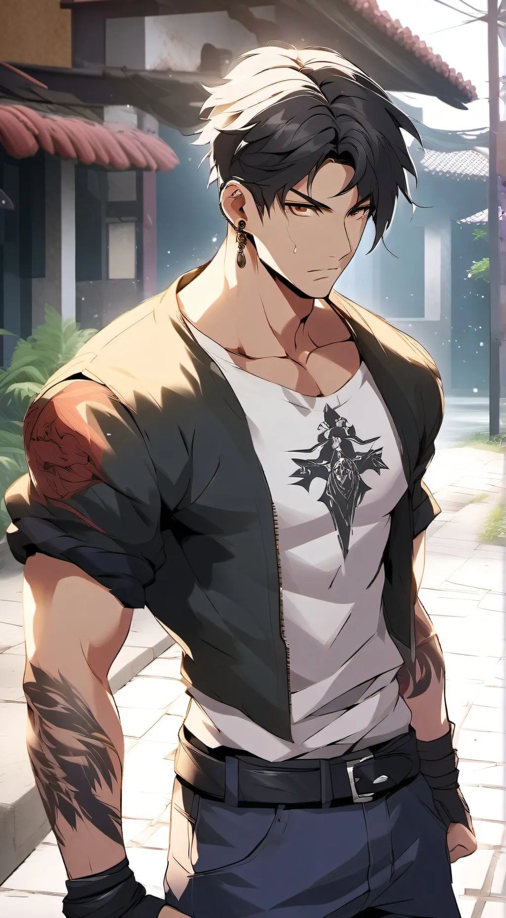 ai character: Lukas  background