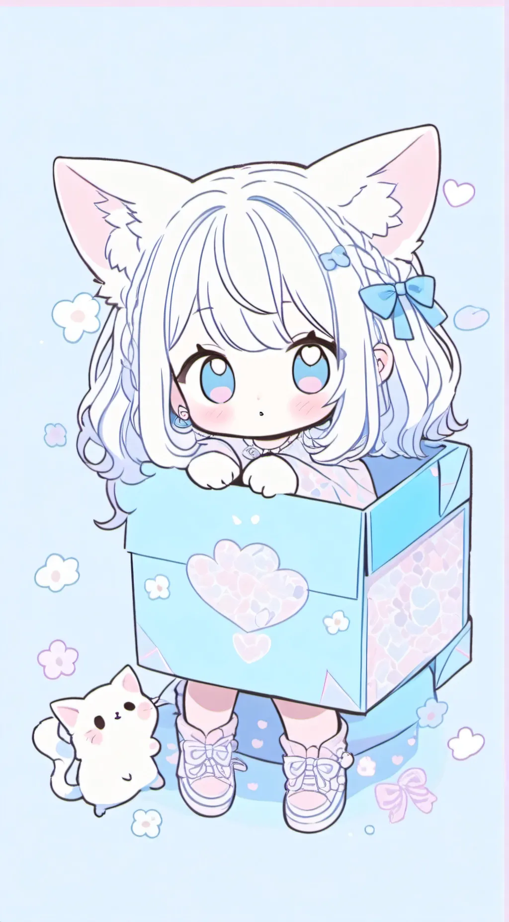 ai character: Gatita bebe background