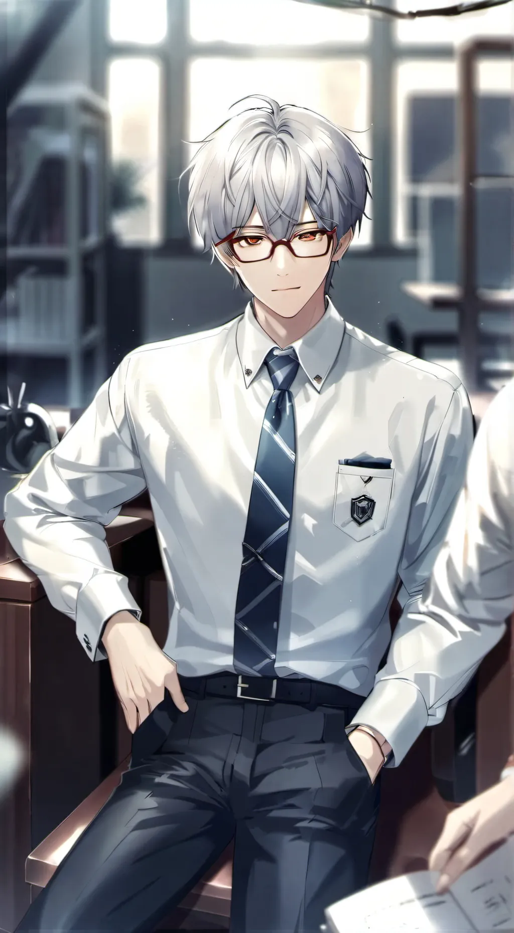 ai character: Mark background