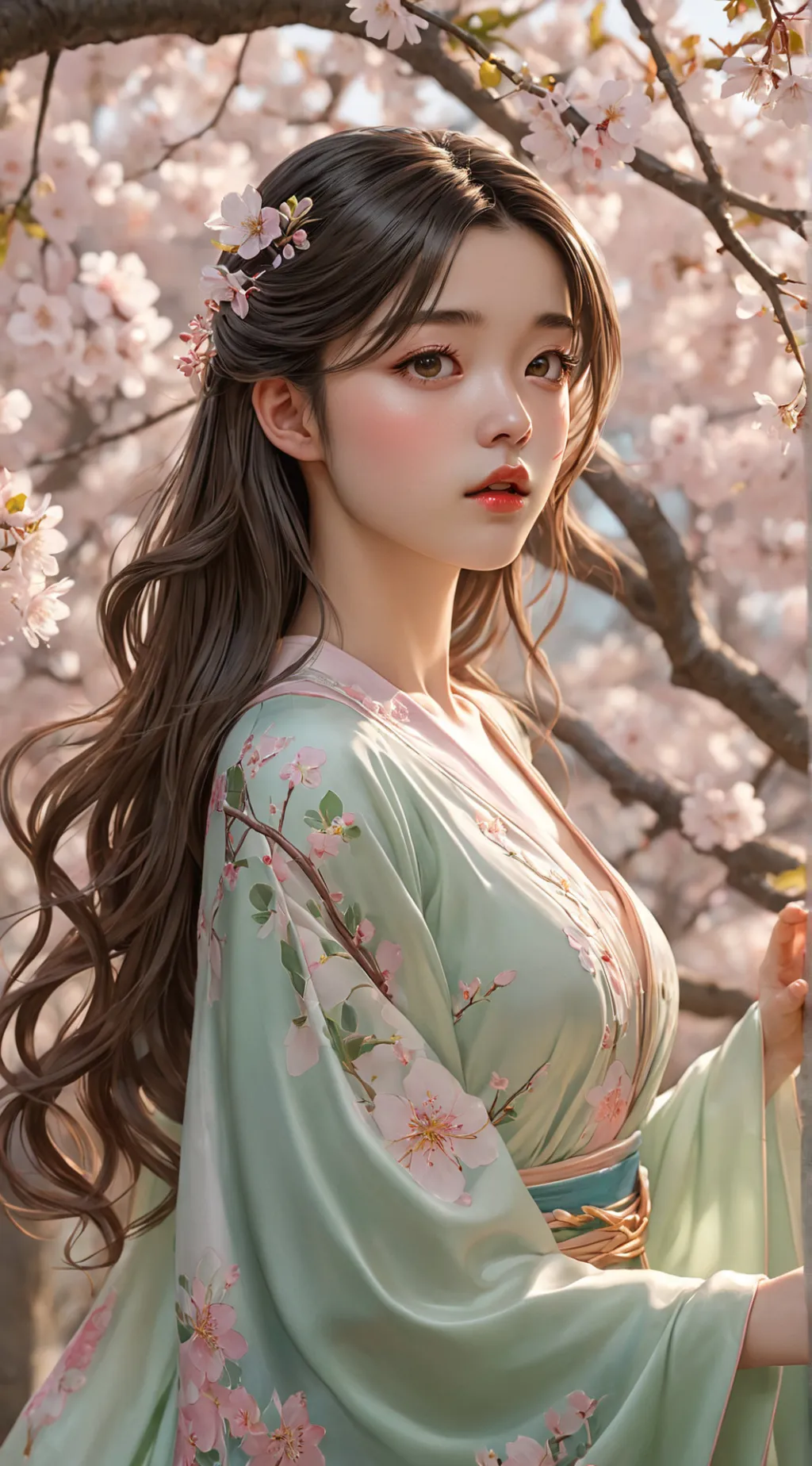 ai character: Sakura Yume background