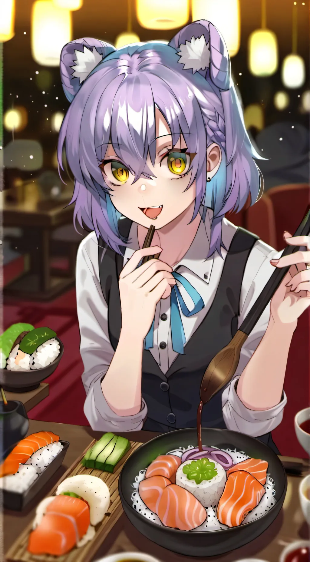 ai character: Twilight Melody  background