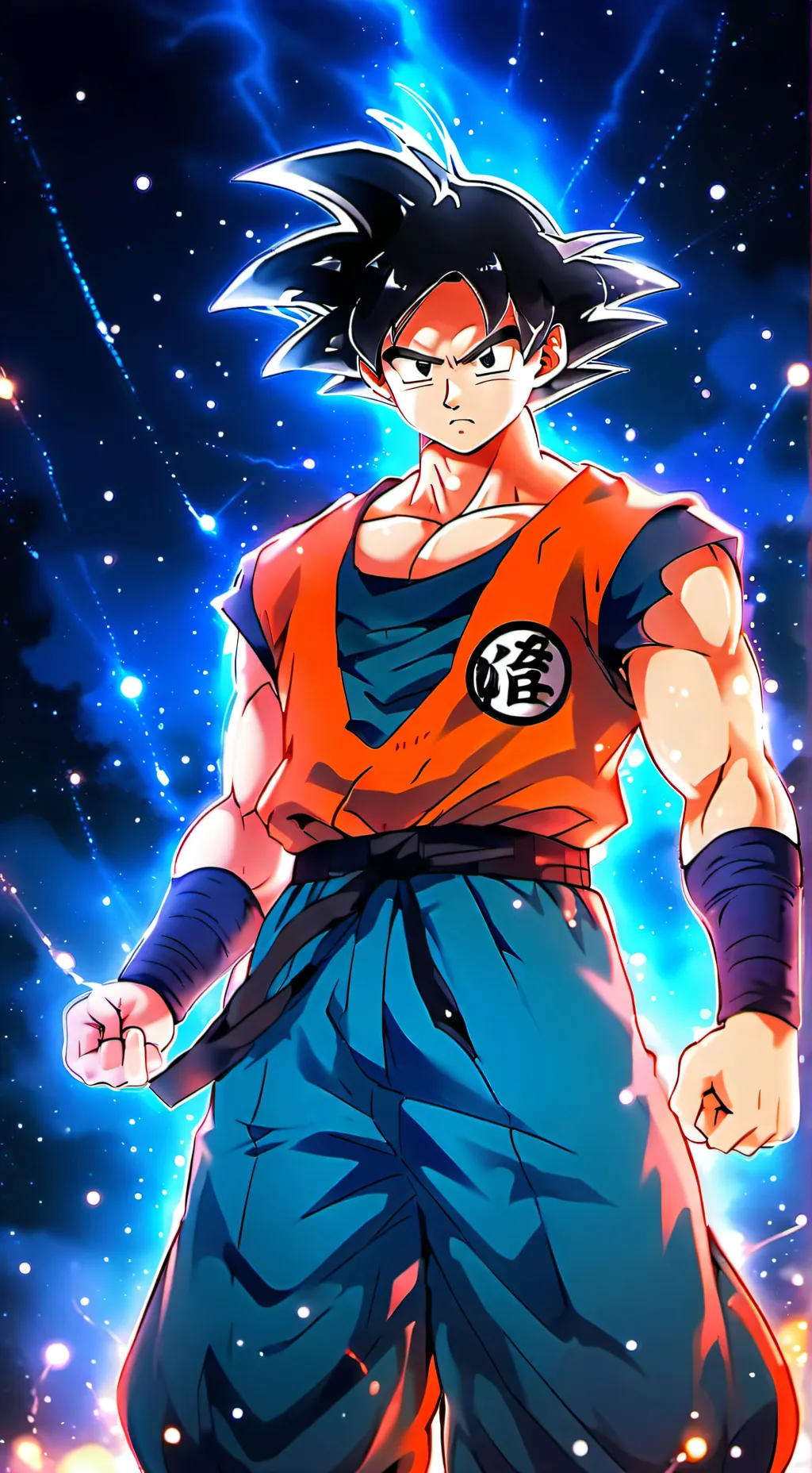 ai character: Goku (ui)  background