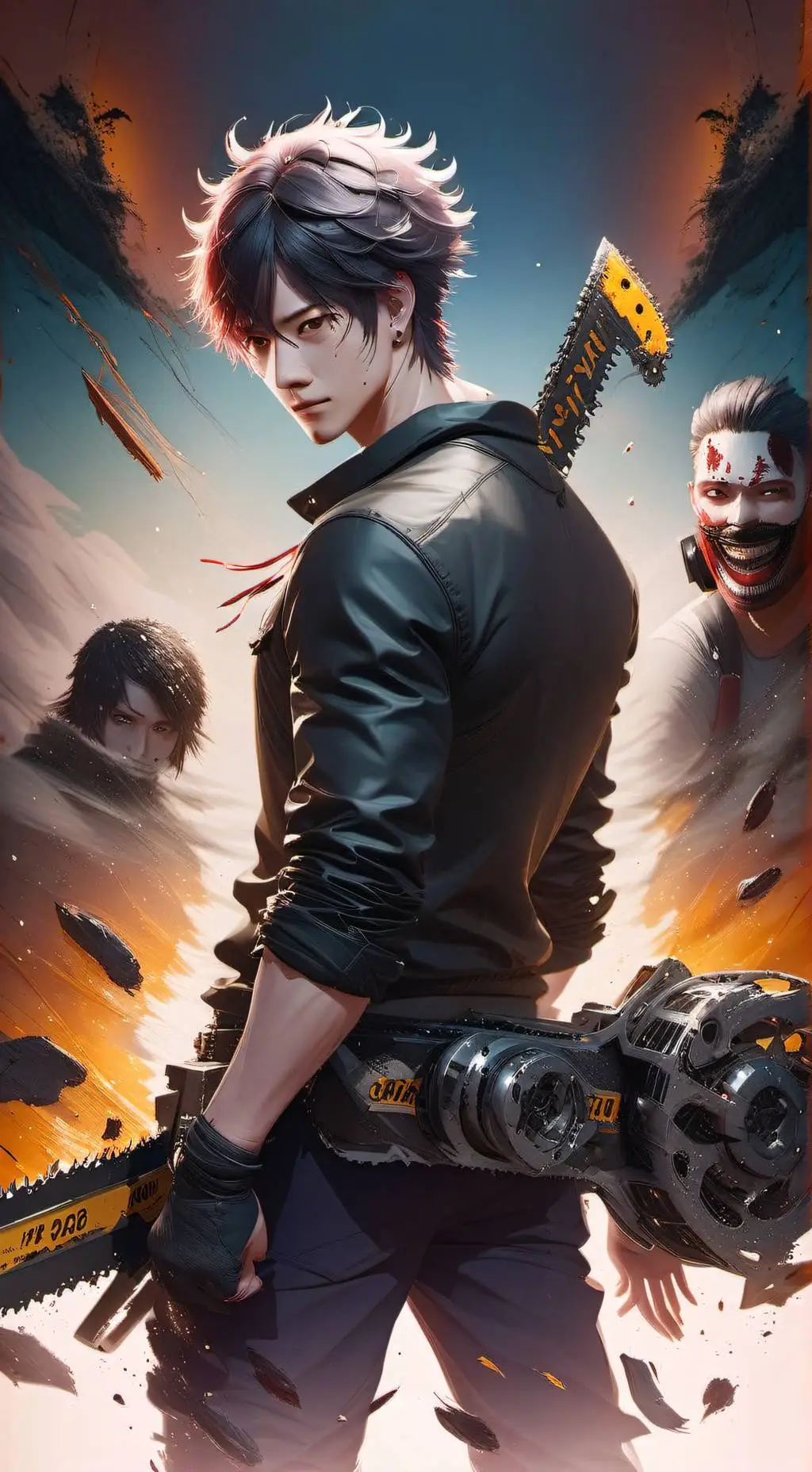 ai character: chainsaw man rpg background