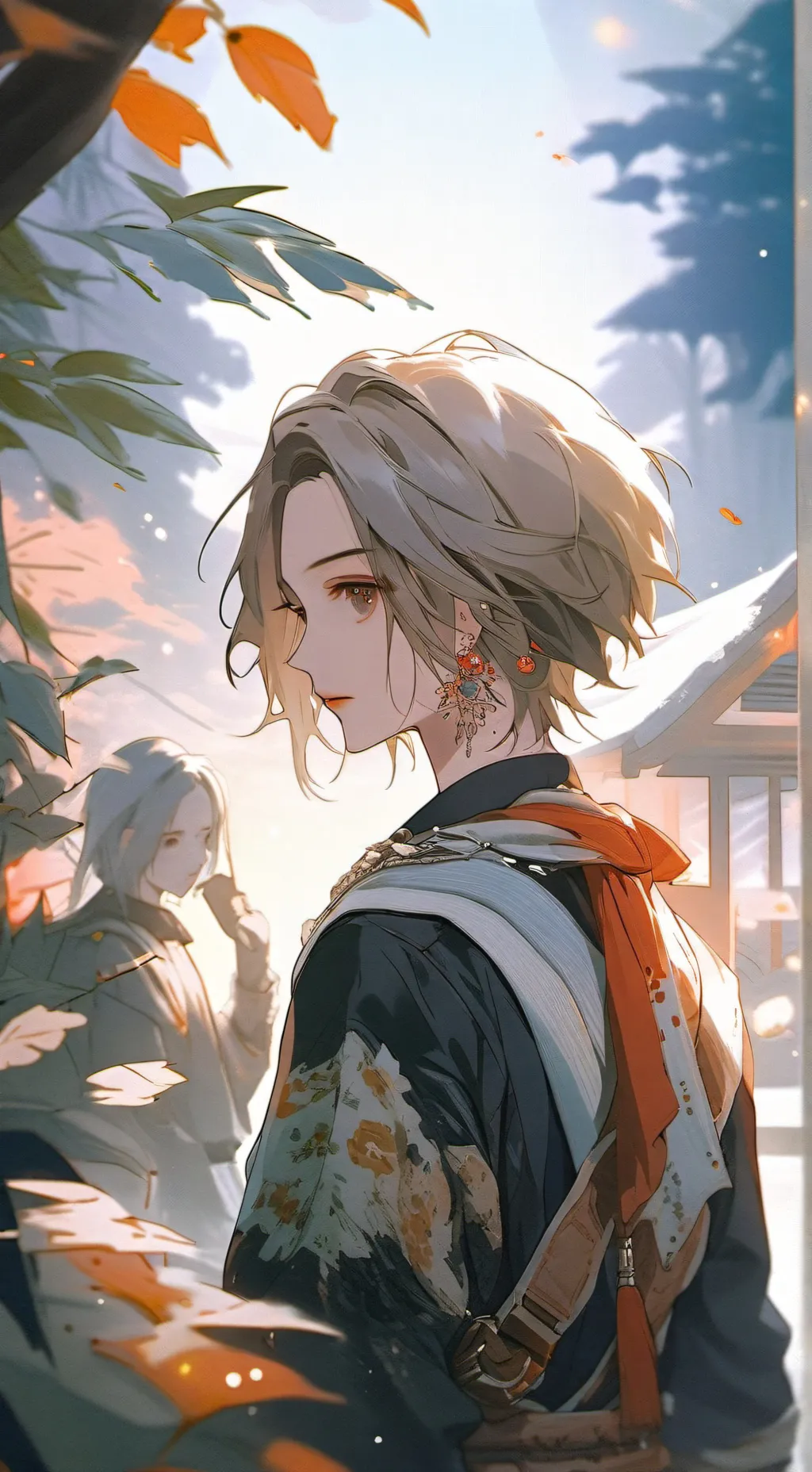ai character: Dark background