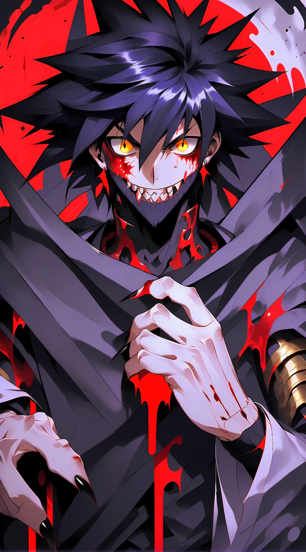 ai character: Sonic EXE background