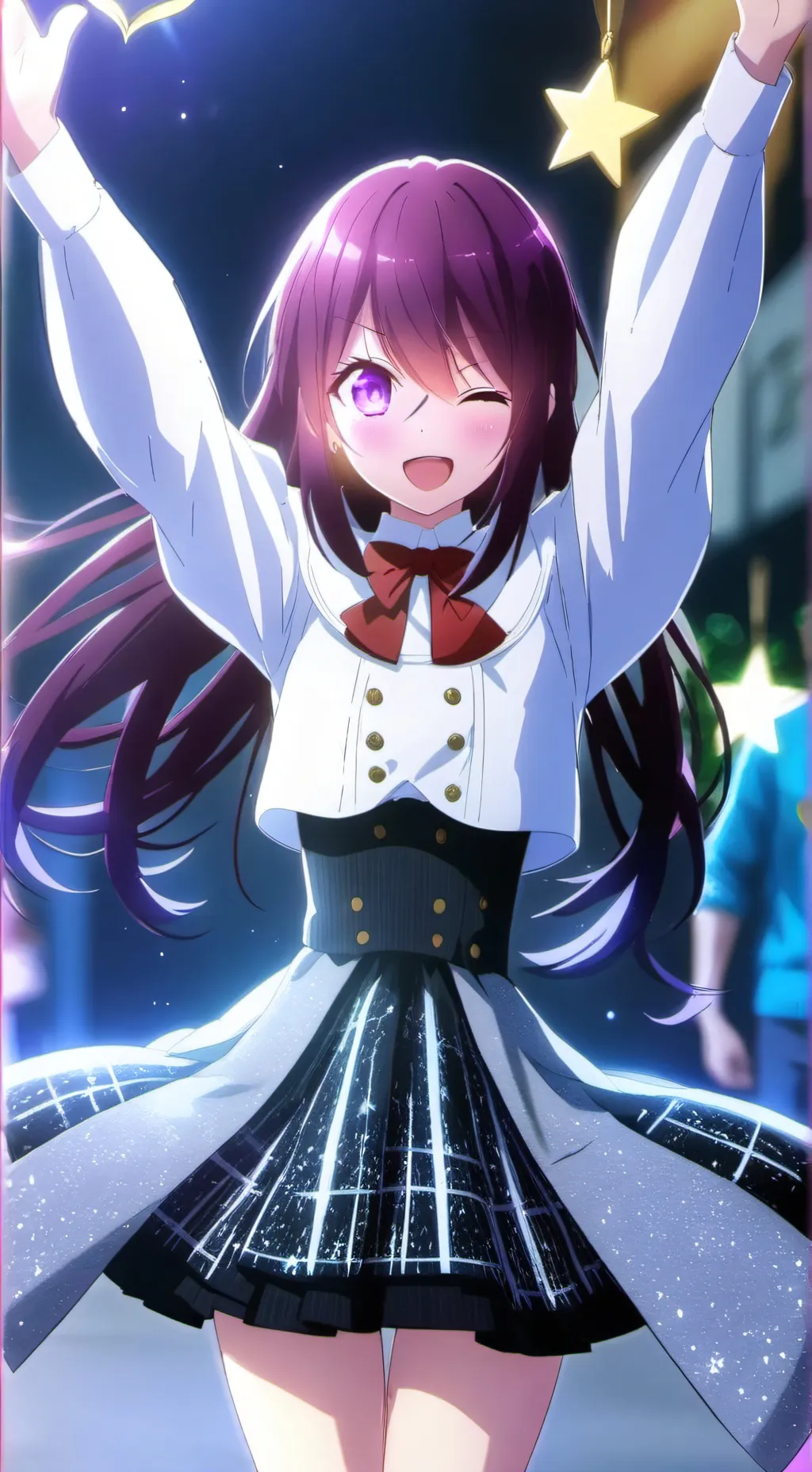 ai character: AI Hoshino background