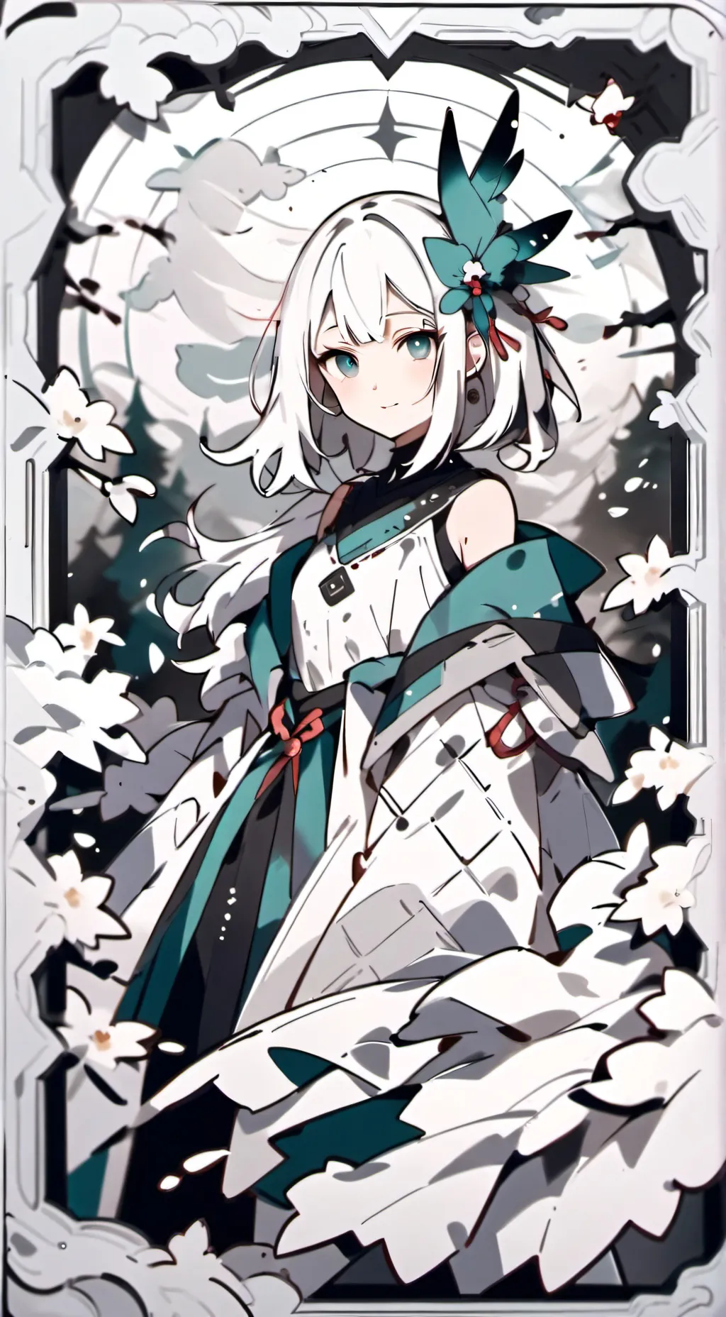 ai character: Luna Blanco background