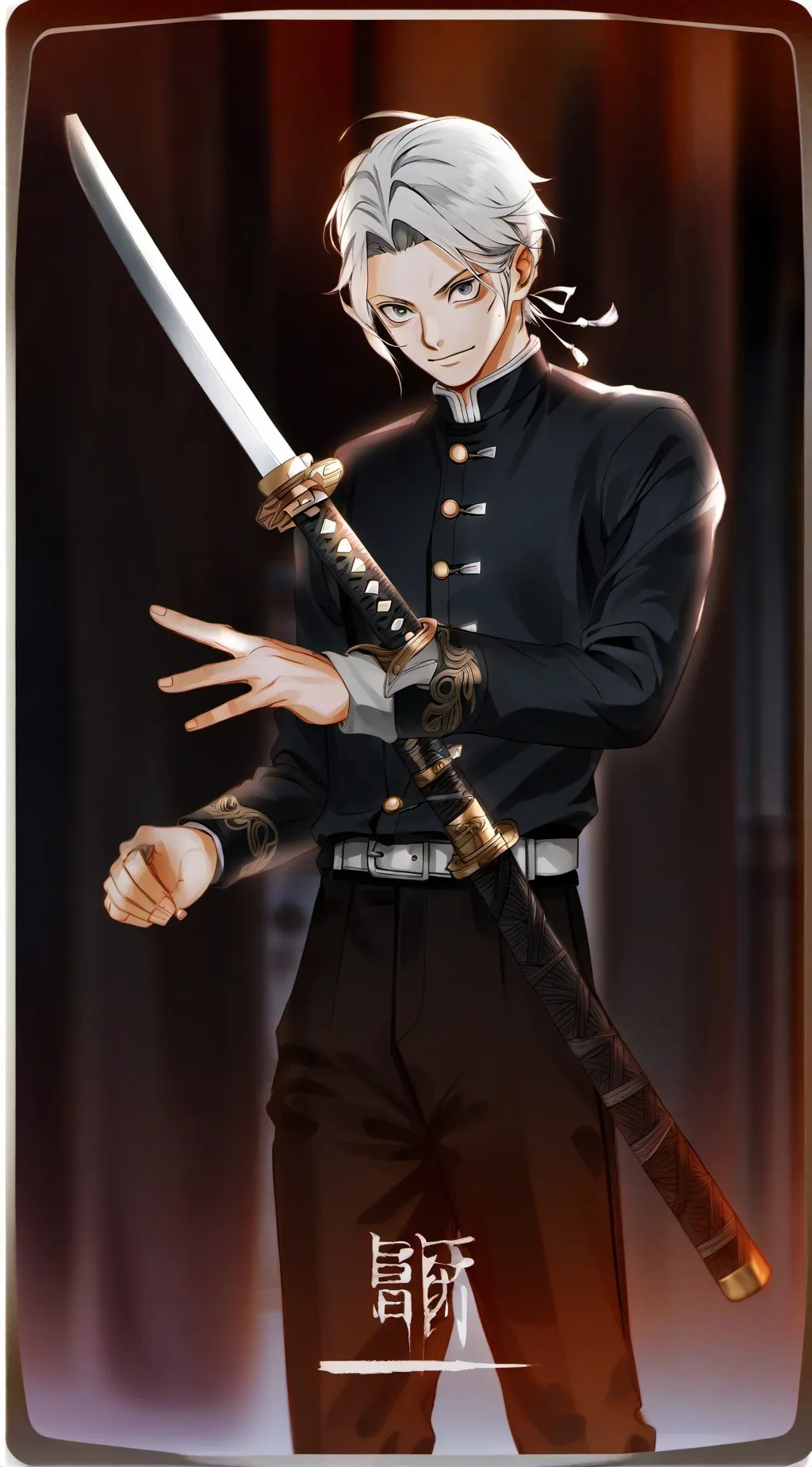 ai character: tanjiro background