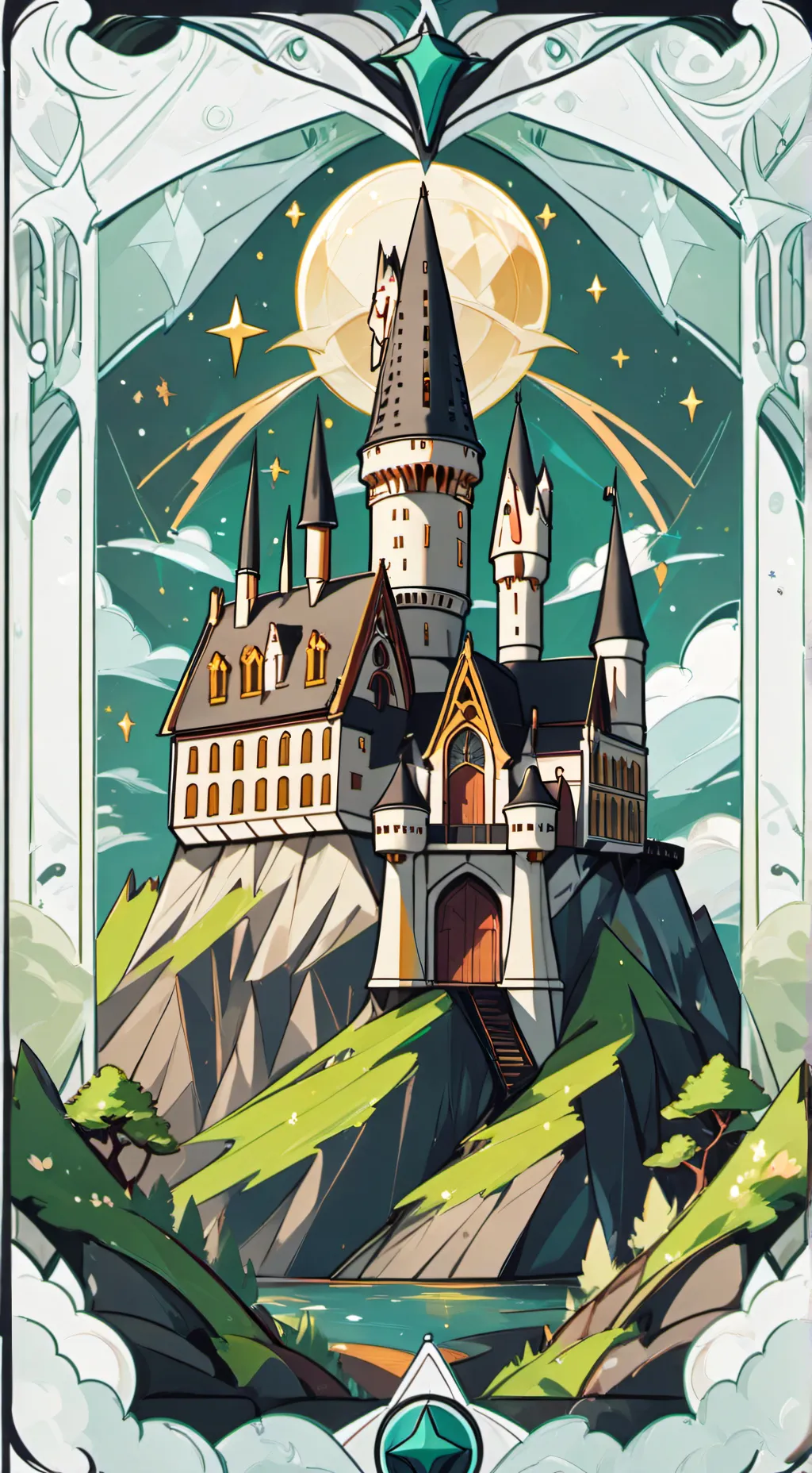 ai character: Hogwarts-Alive AU background