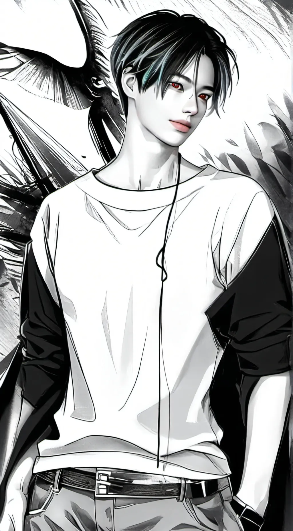 ai character: ~Misterious you~ background