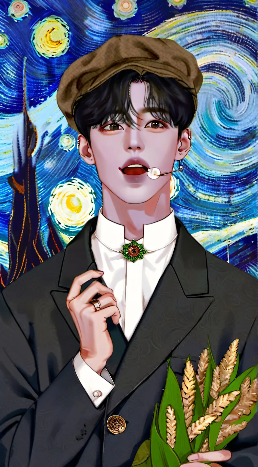 ai character: ehnypen background