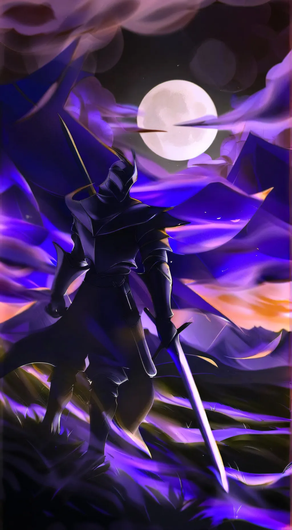 ai character: MHA Solo Leveling background