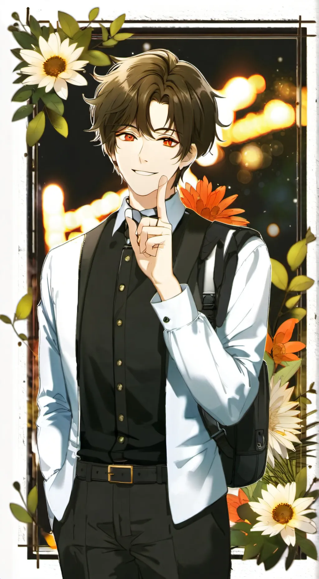 ai character: Tokyoma Hagakure background