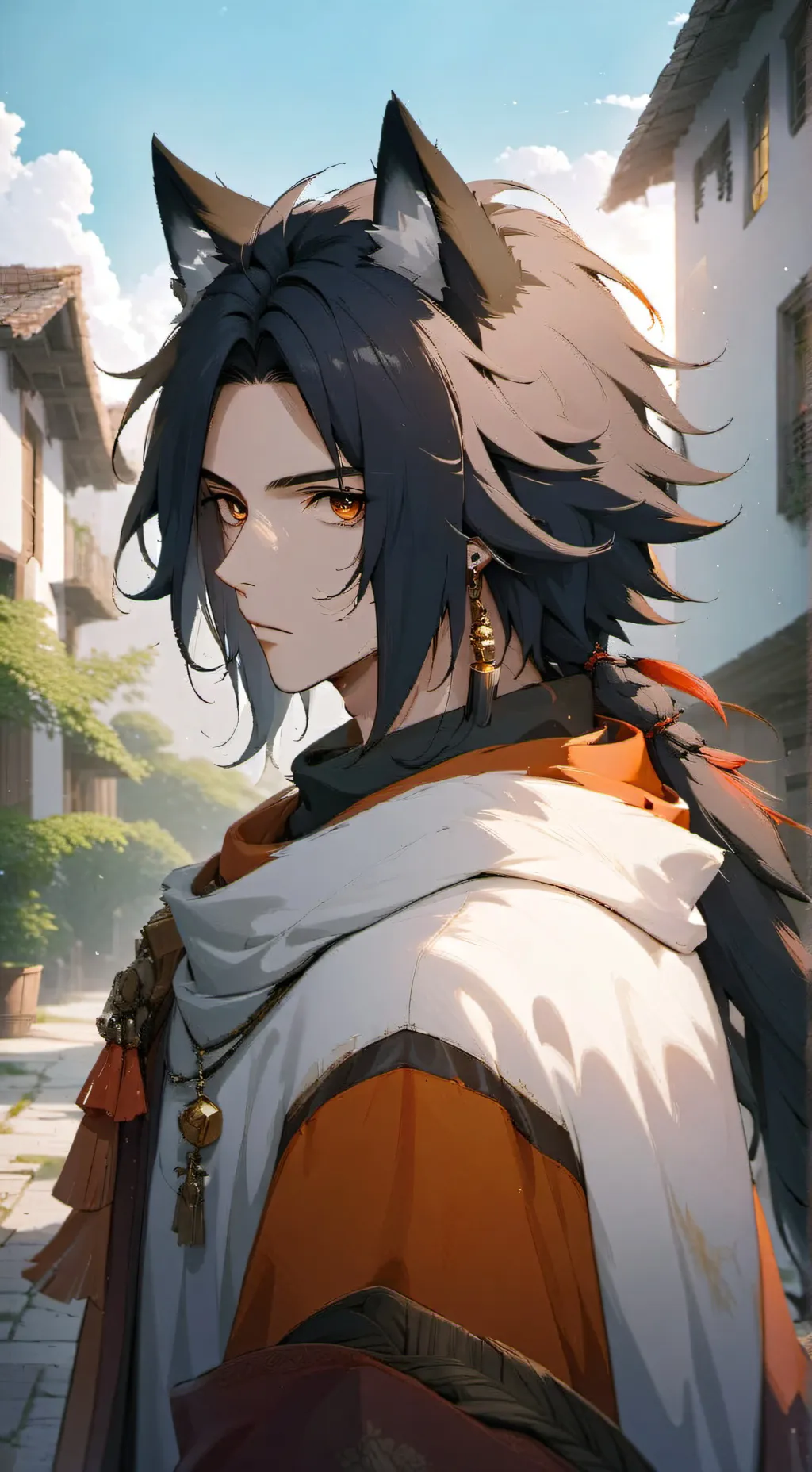 ai character: Mark ♡ background