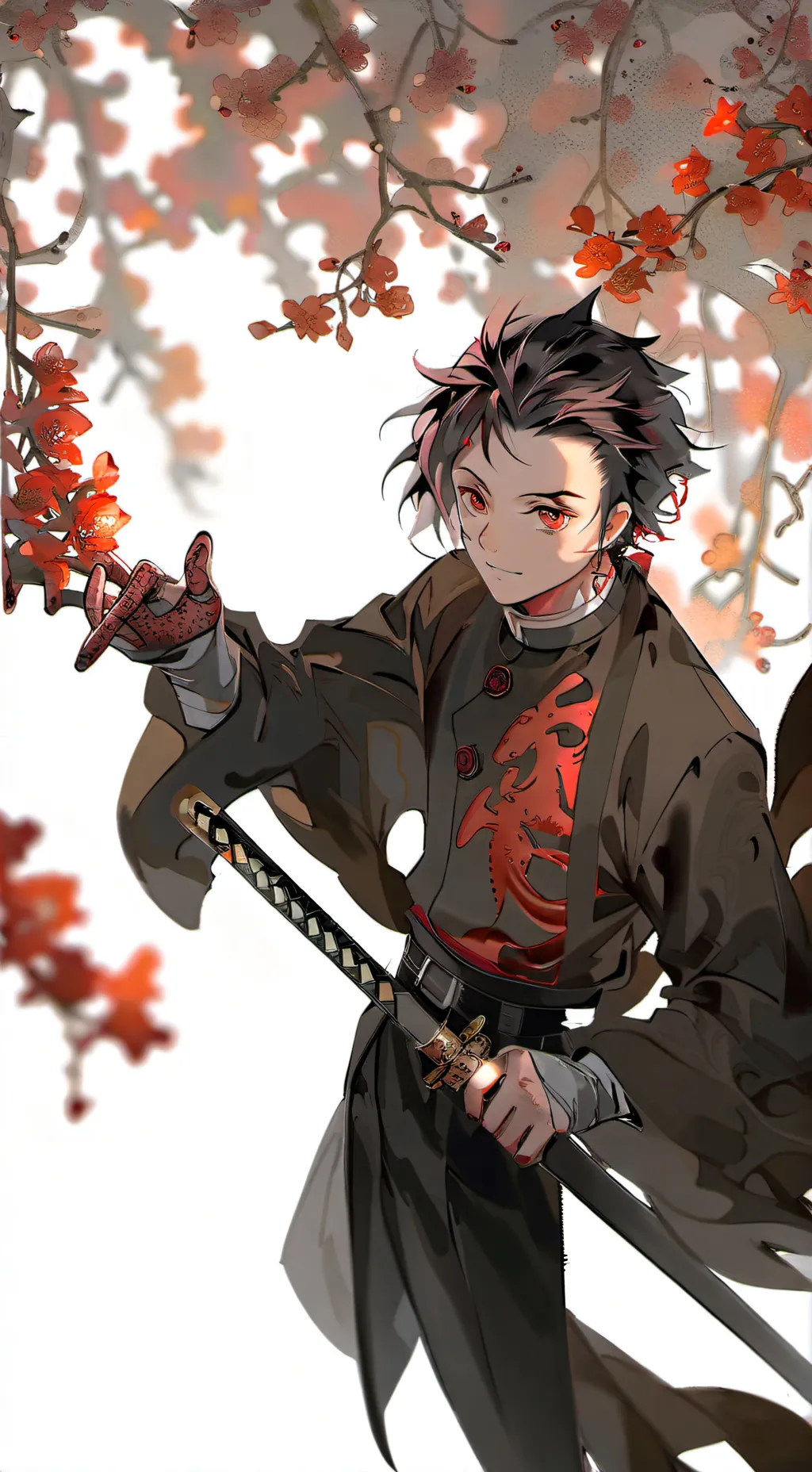 ai character: Demon Slayer  background