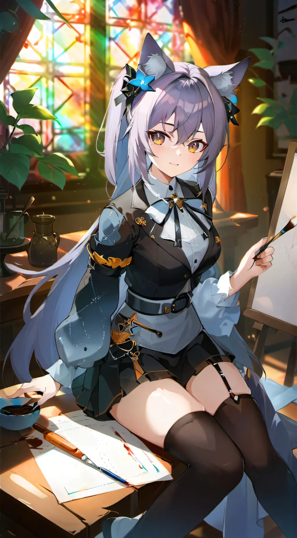 ai character: Aria mara?? background