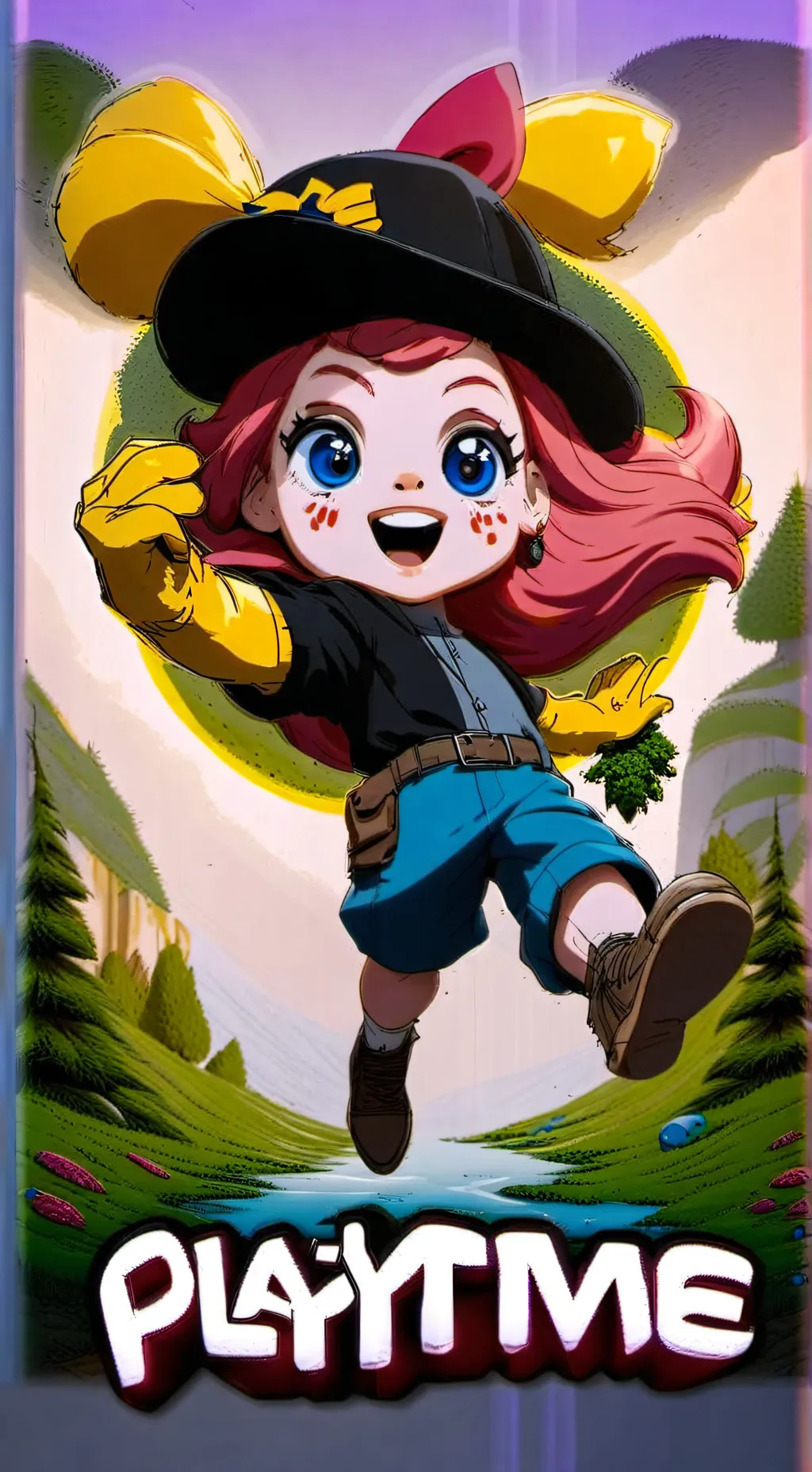 ai character: Shopkins x PoppyPT background