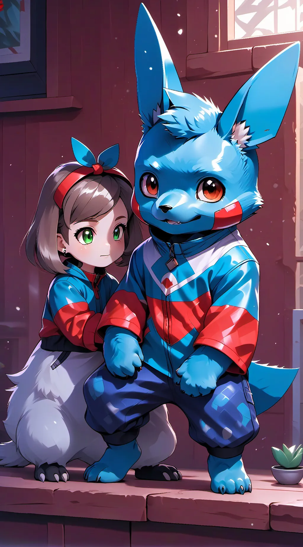 ai character: lov(new recruit) background