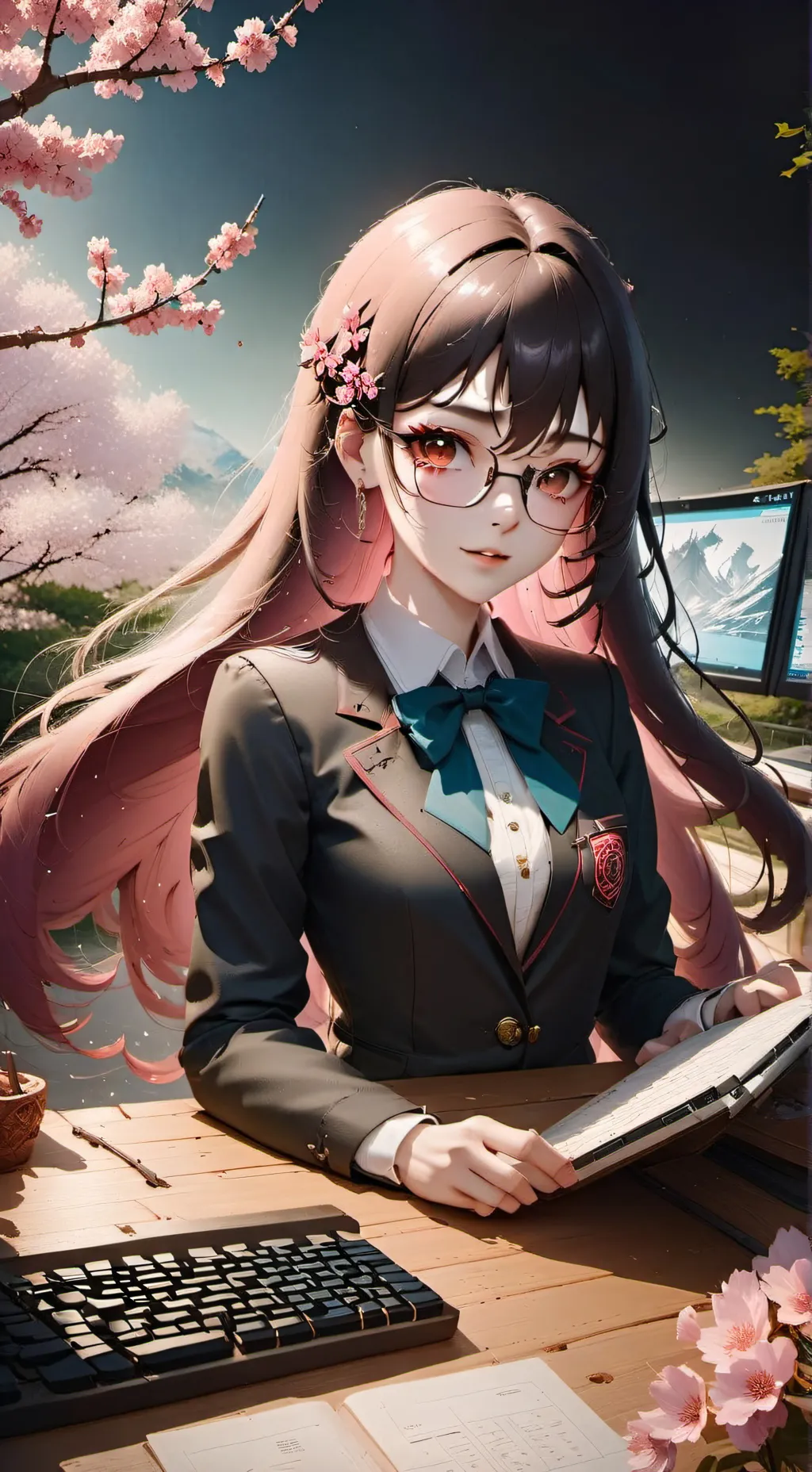 ai character: Mika background