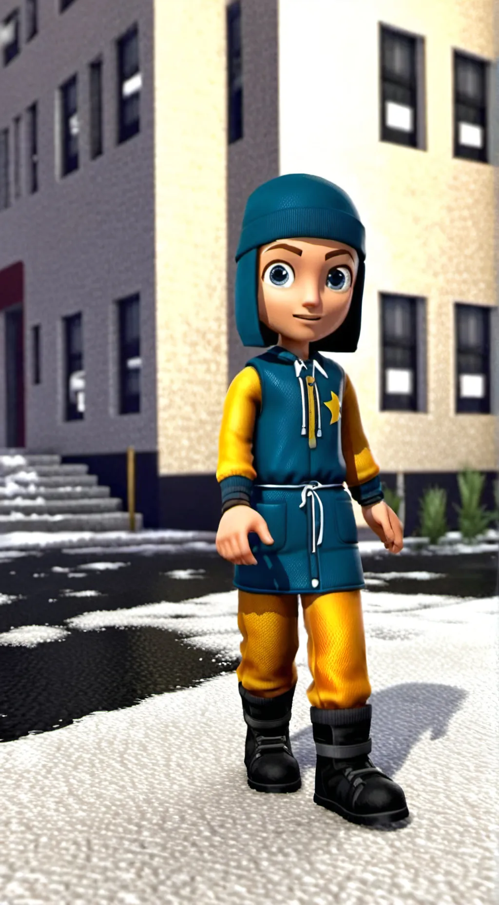 ai character: medina background
