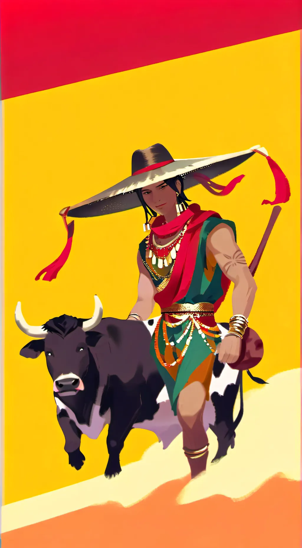 ai character: supid background
