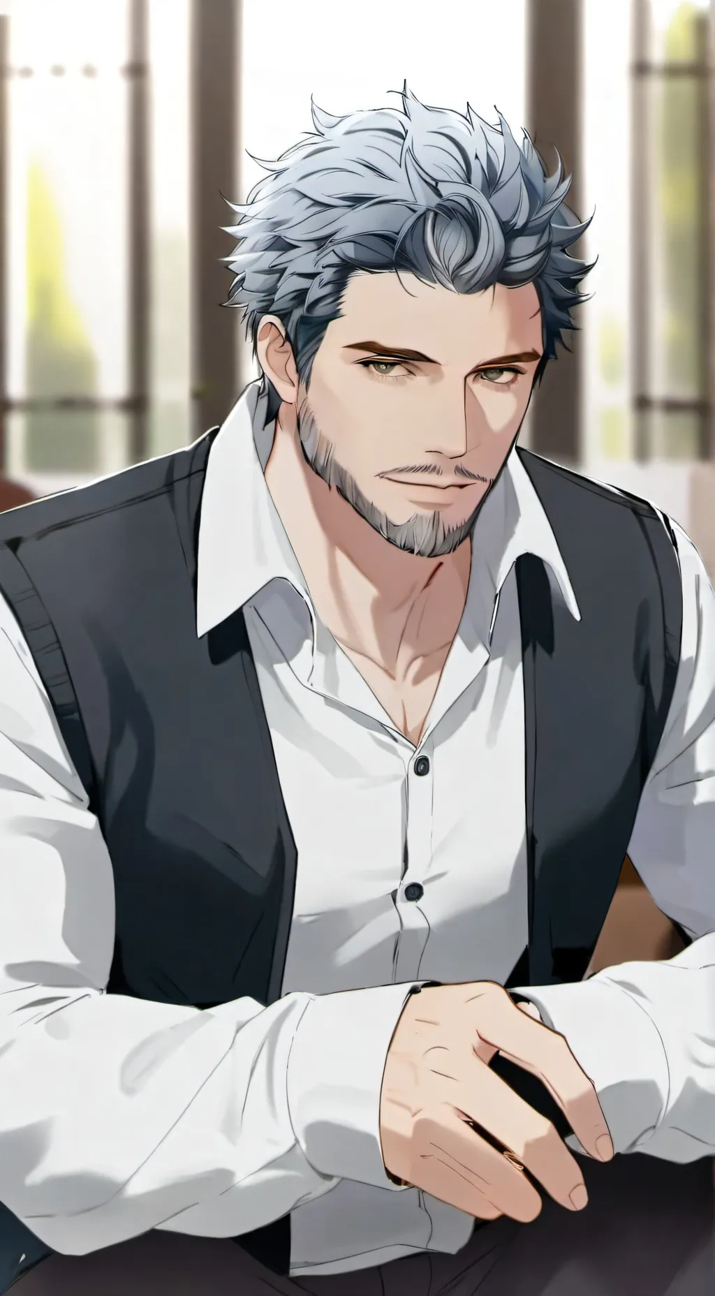 ai character: Dr. Andrews  background
