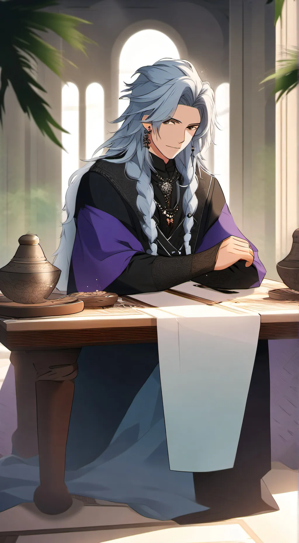 ai character: Yue background